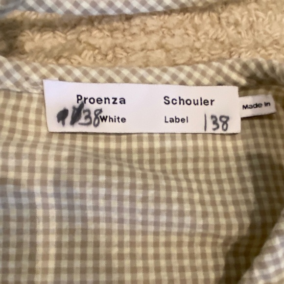 Proenza Schouler Gingham Women's Blouse - Picture 3 of 9